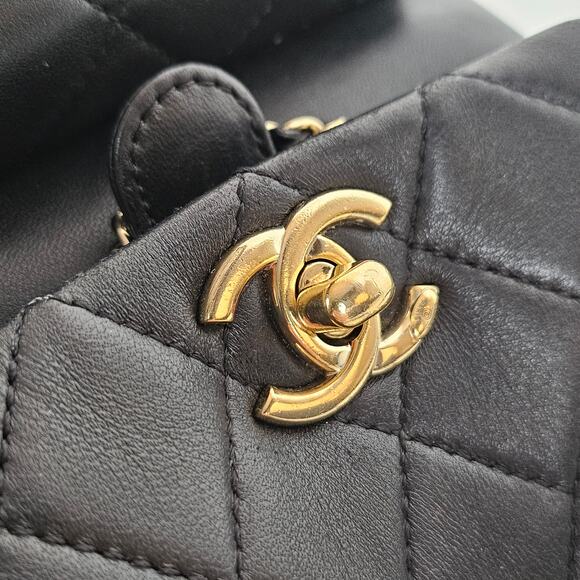 Chanel Small Lambskin Backpack Black - Picture 10 of 15